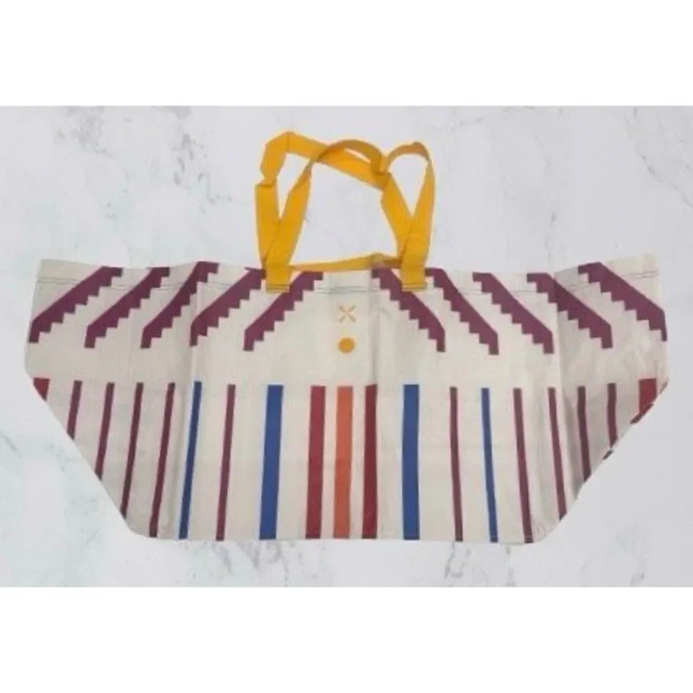 5x IKEA OMSESIDIG Marisol Centeno Large‎ Bag Southwest Aztec Pattern